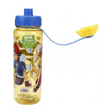 Pokemon 550 ml Water Bottle, Blue And Yellow